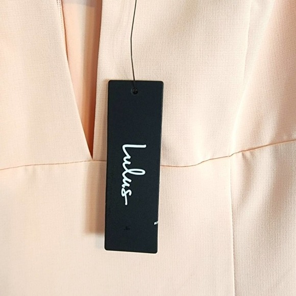 NWT Lulus Sultry Moments Blush Pink Sleeveless Cut Out Mini Dress Size Medium - Picture 11 of 12